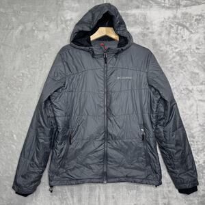Columbia Jacket Mens Medium Omni-Heat Hooded Interchange Full Zip Outdoors Coat